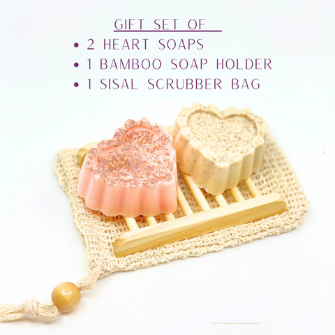 Heart Soaps Gift Box - Naturalis Handcrafted Soaps