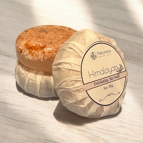 Himalayan Salt Exfoliating Soap Bar - Naturalis Handcrafted Soaps