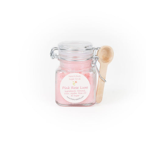 Pink Rose Deluxe - Hand Scrub - Naturalis Handcrafted Soaps