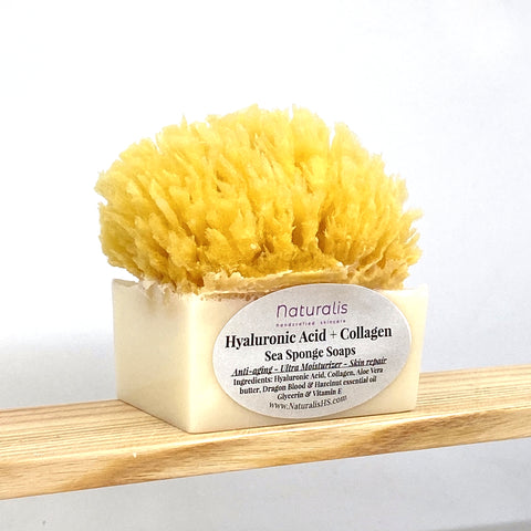 Hyaluronic Acid + Collagen Face wash | Anti-aging - Naturalis Handcrafted Soaps