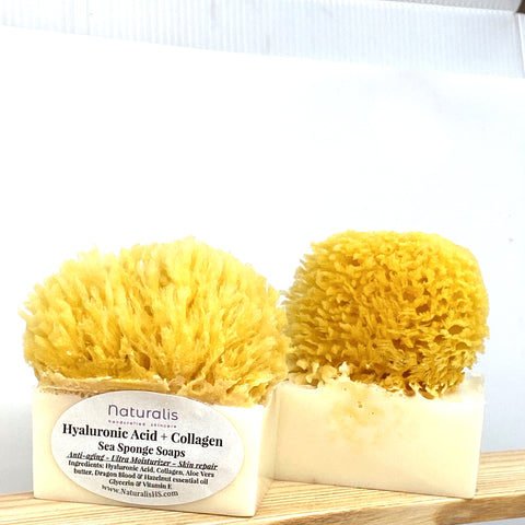 Hyaluronic Acid + Collagen Face wash | Anti-aging - Naturalis Handcrafted Soaps