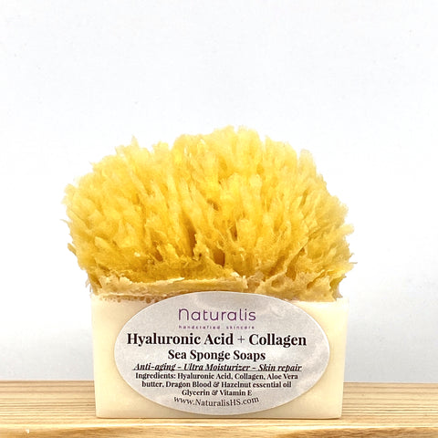 Hyaluronic Acid + Collagen Face wash | Anti-aging - Naturalis Handcrafted Soaps