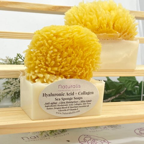 Hyaluronic Acid + Collagen Face wash | Anti-aging - Naturalis Handcrafted Soaps