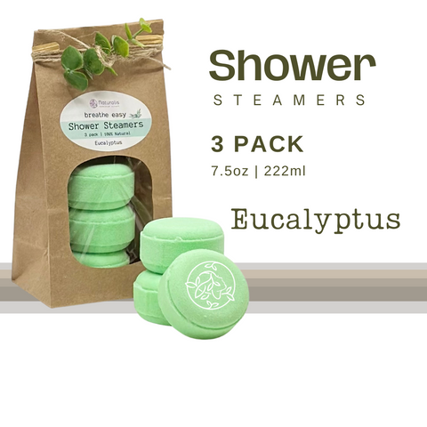 Shower Steamers Eucalyptus Breathe easy3-pack