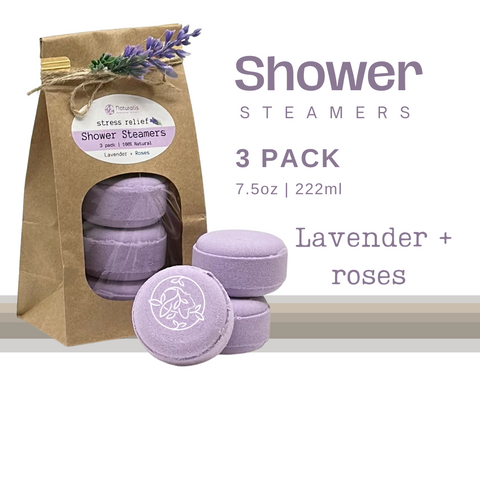 Shower SteamersStress Relief - Lavender3 Pack