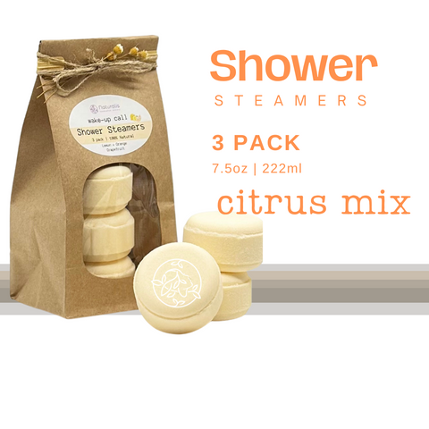 Shower Steamers | Citrus Mix  awaken your senses3 Pack