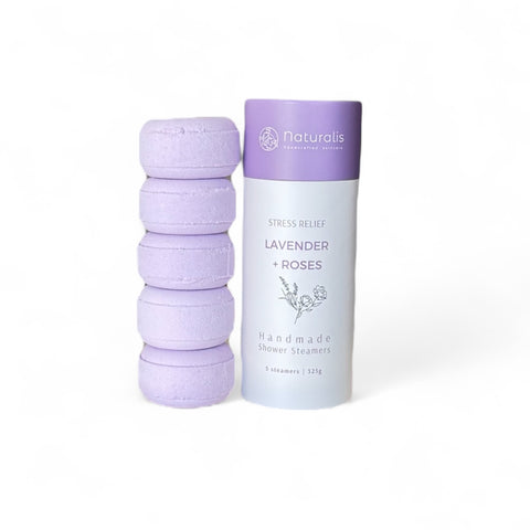 Lavender + Roses Shower  Steamers Set of 5