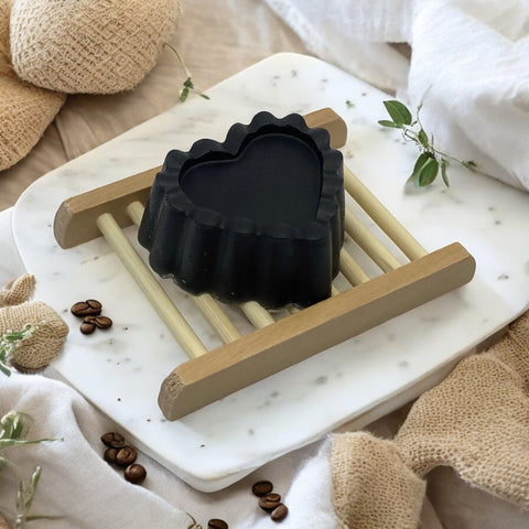 Charcoal Heart Soap