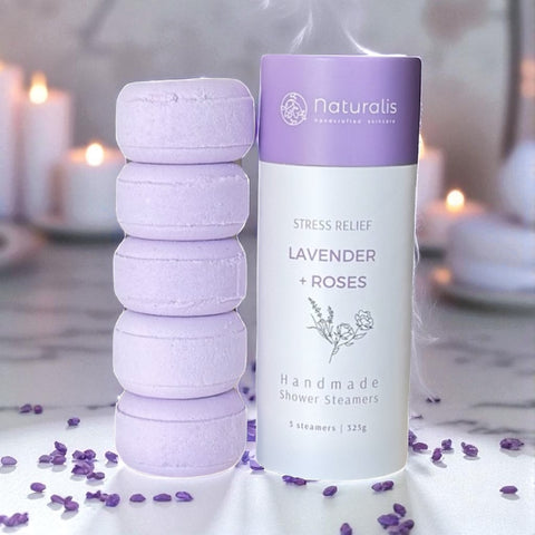Lavender + Roses Shower  Steamers Set of 5