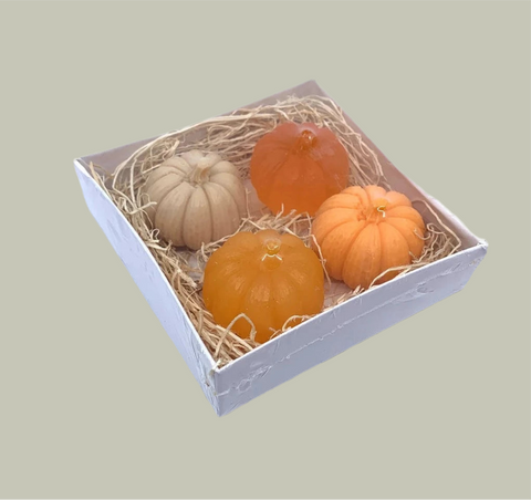 Set of 4 Mini Pumpkin Spice Soaps