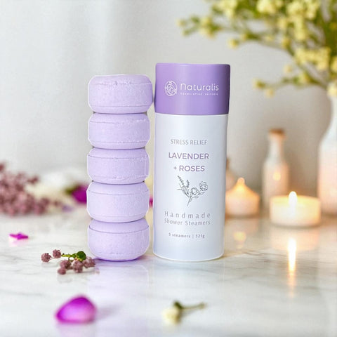 Lavender + Roses  Set of 5 Steamers