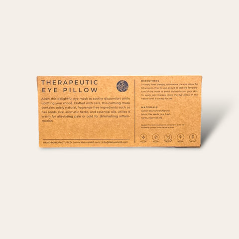 SALE! Therapeutic Eye Mask (Headaches/Sinus Relief) - Naturalis Handcrafted Soaps
