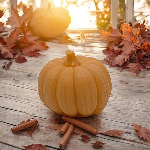 Set of 3 Mini Pumpkin Spice Soaps - Naturalis Handcrafted Soaps