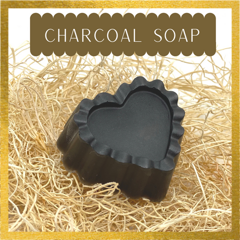 Charcoal Heart Soap