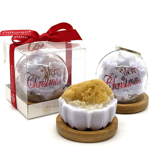 Lavender Holiday Box + Bamboo Soap Dish - Naturalis Handcrafted Soaps